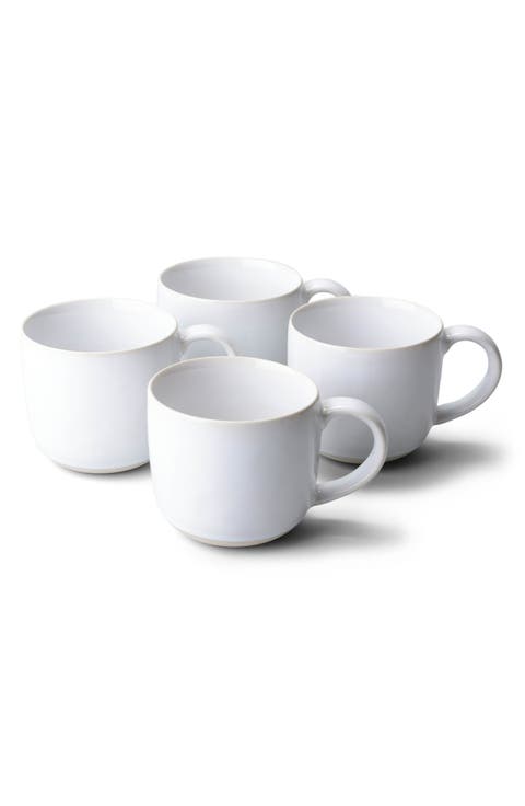 The Mugs Set of 4 Stoneware Mugs