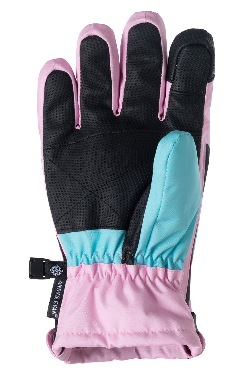 Andy & Evan Kids' Winter & Ski Zip Gloves, Alternate, color,