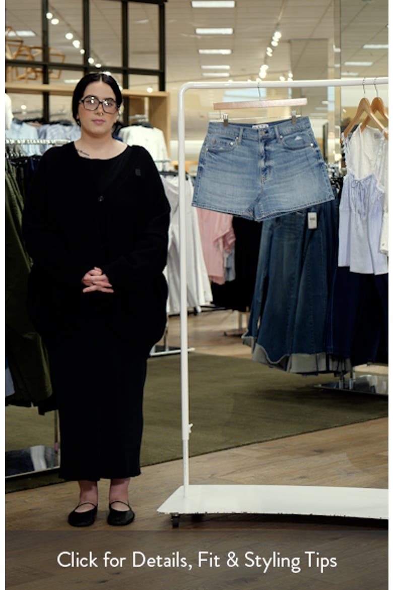 Troublemaker High Waist Denim Shorts video