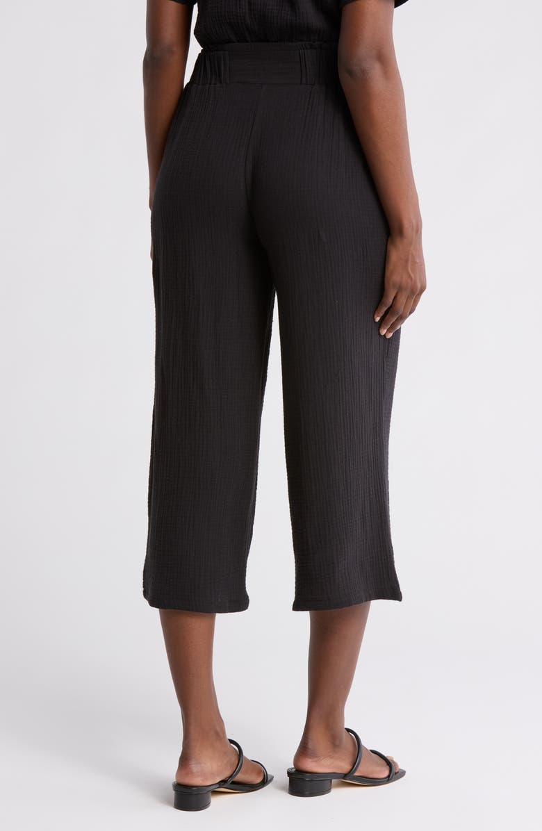 T Tahari Pleated Gauze Pull-On Pants, Alternate, color,