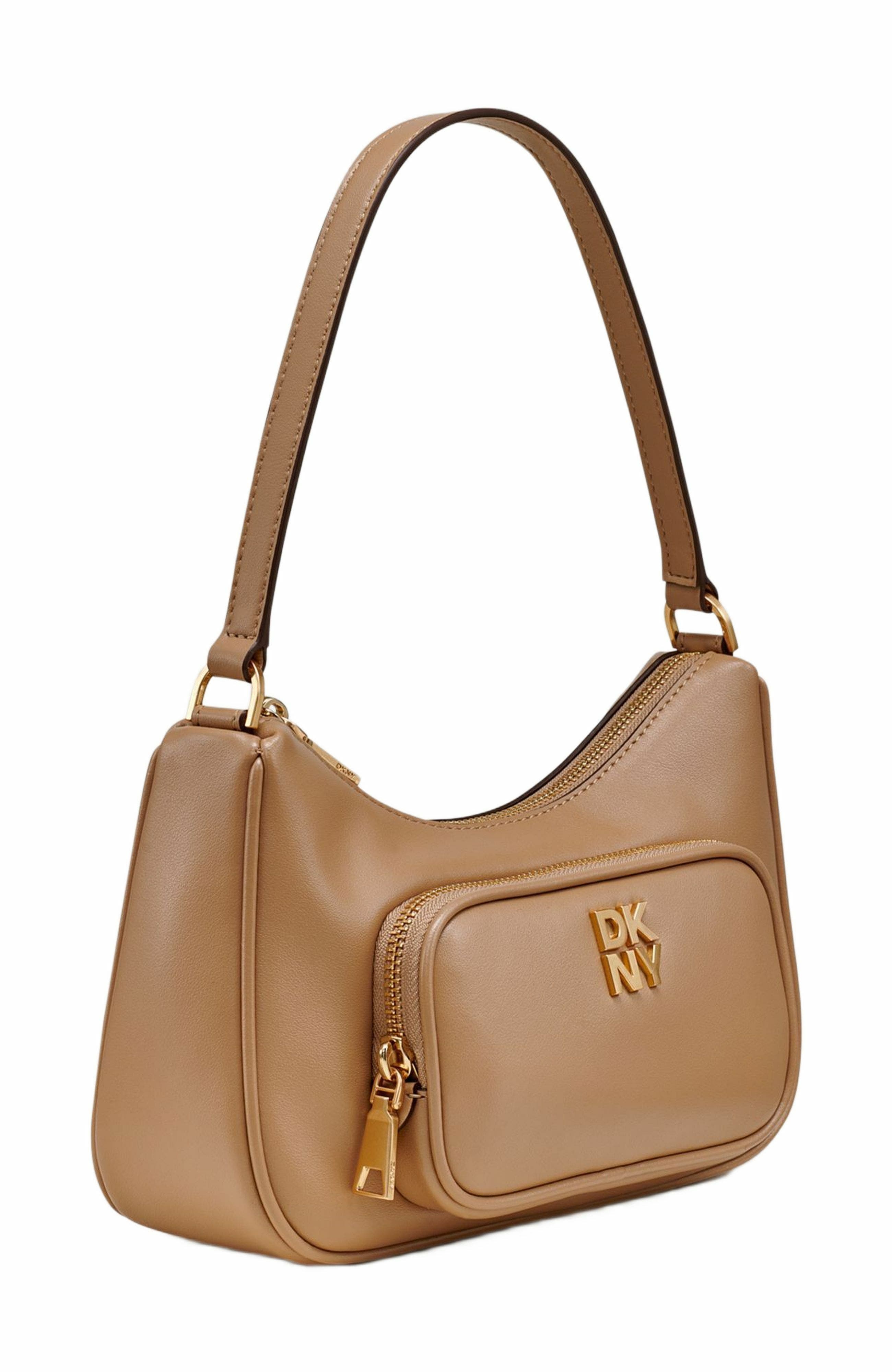 Philo Top-Zip Shoulder Bag, Alternate, color, CAPPUCINO