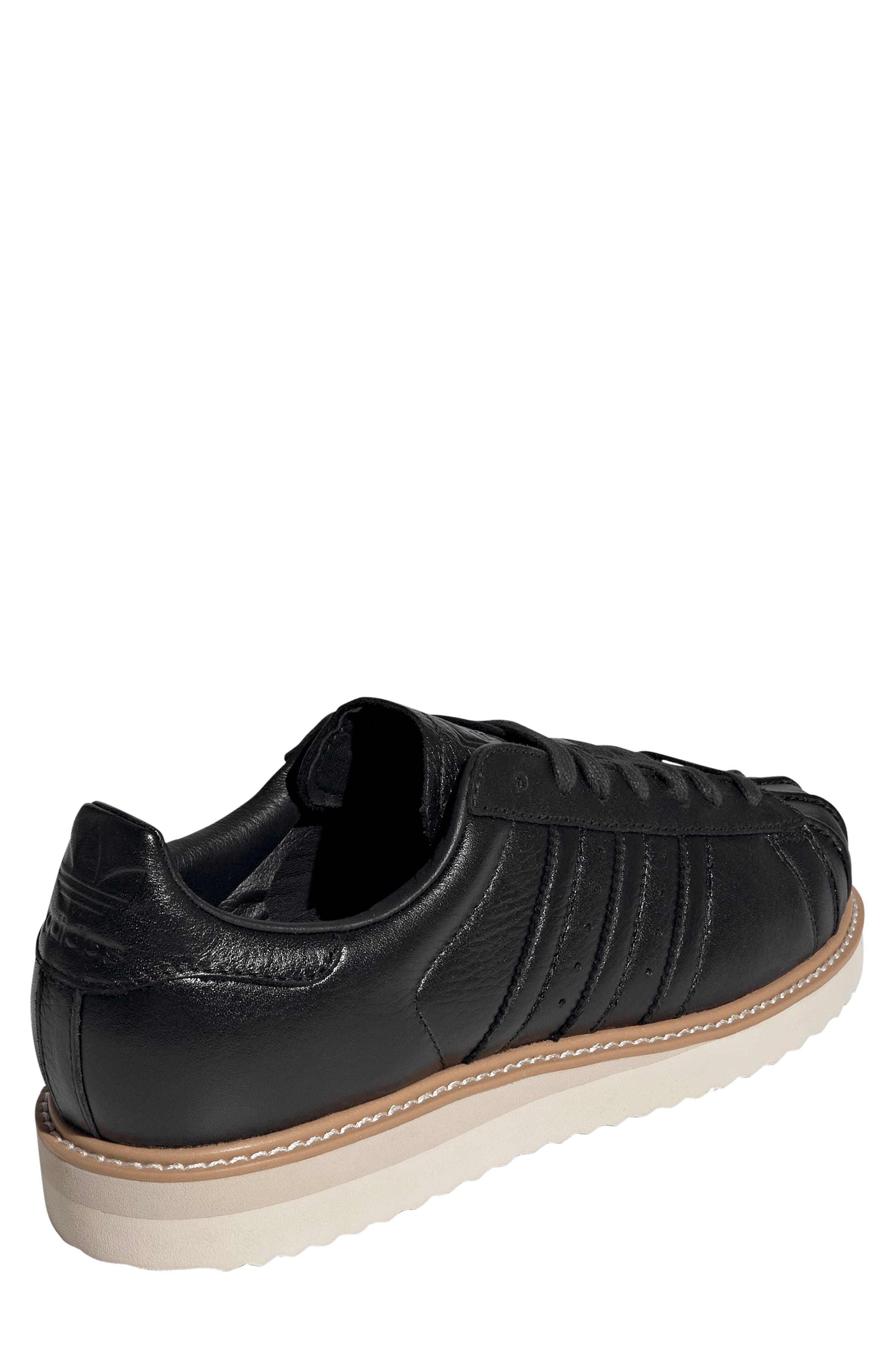 adidas Gender Inclusive Superstar Lux Sneaker, Alternate, color, Black/ Black/ Sandstone