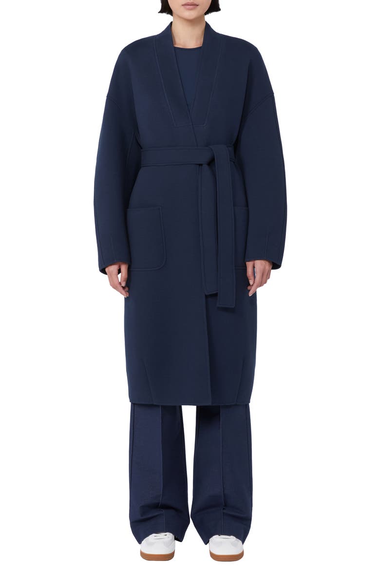 Diletta Tie Waist Jacket, Main, color, ULTRAMARINE