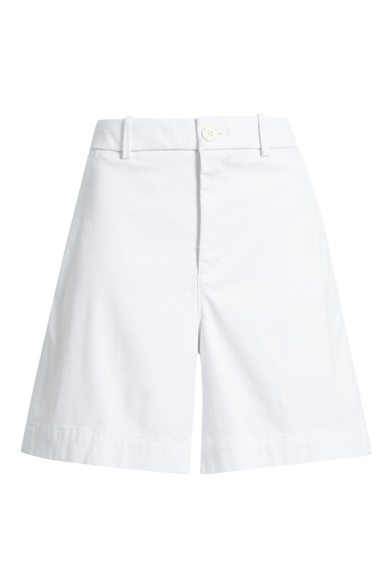 SPANXsupersmooth™ High Waist Stretch Twill Shorts, Alternate, color, CLASSIC WHITE
