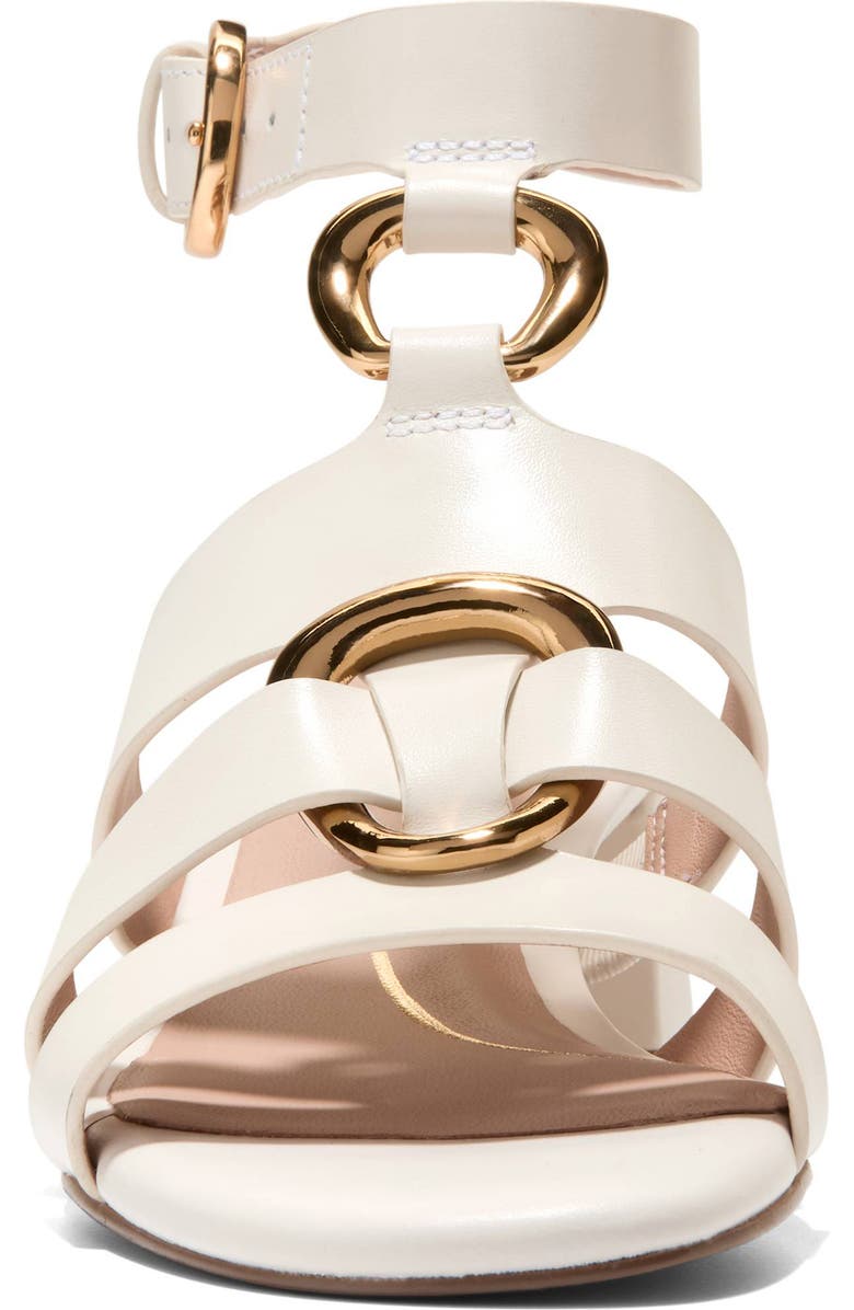 Cole Haan Lyanna Link Ankle Strap Sandal, Alternate, color, Ivory Leather