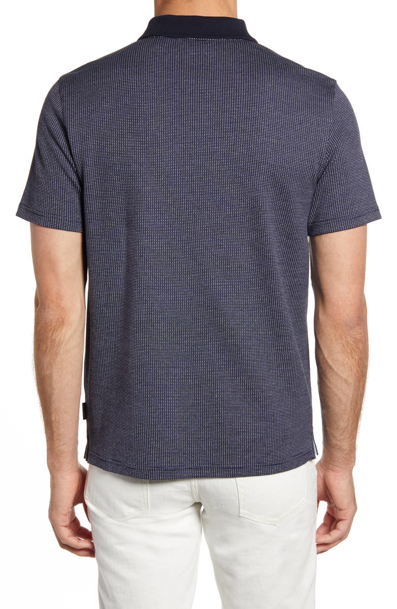 Ted Baker London Men's Lastovo Dobby Stitch Short Sleeve Polo, Alternate, color,