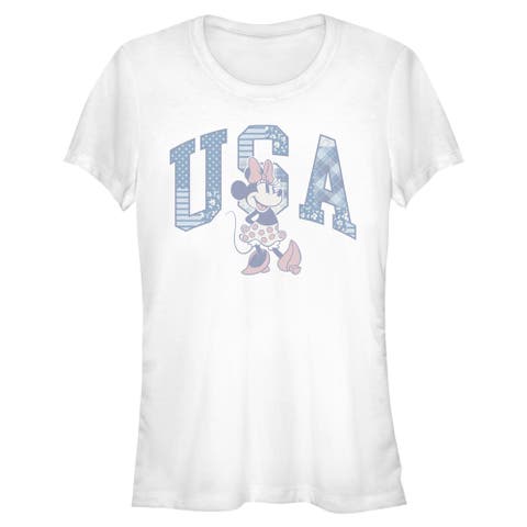 Junior's American Sweetheart Pose Short Sleeve Graphic T-Shirt