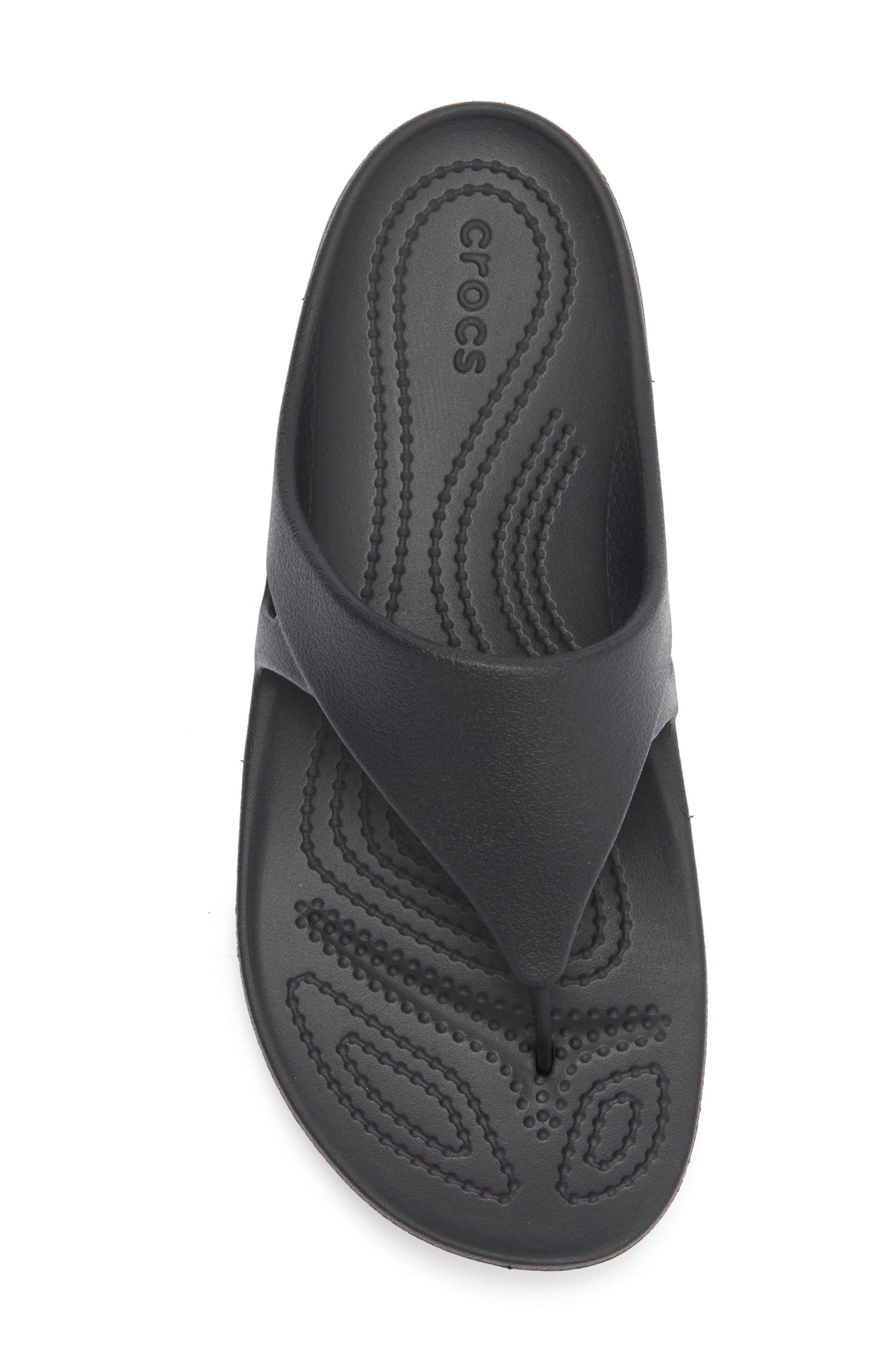 CROCS Kadee Wedge Flip Flop, Alternate, color, Black