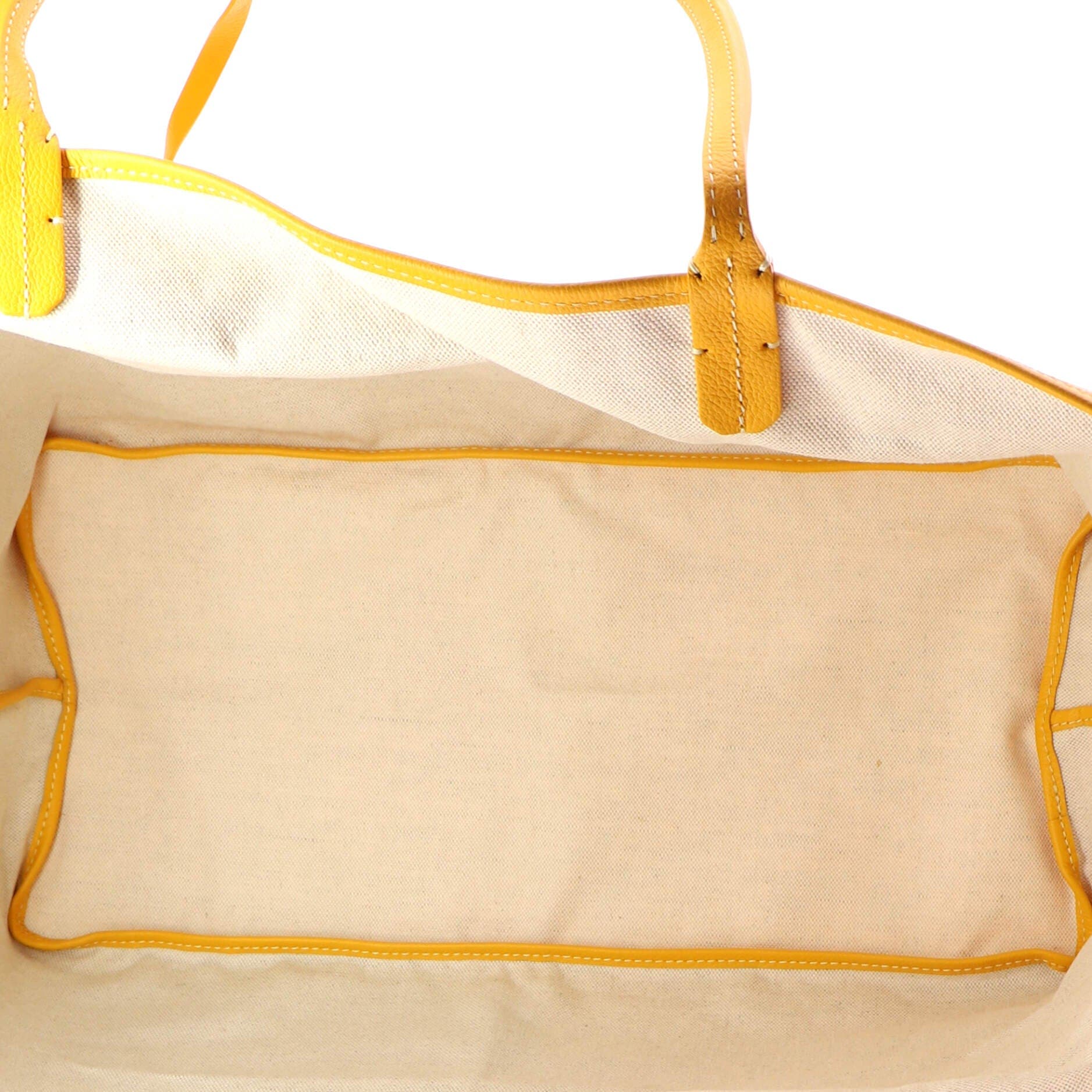 Pre-Owned Goyard Saint Louis Tote Coated Canvas GM, Alternate, color, Orange