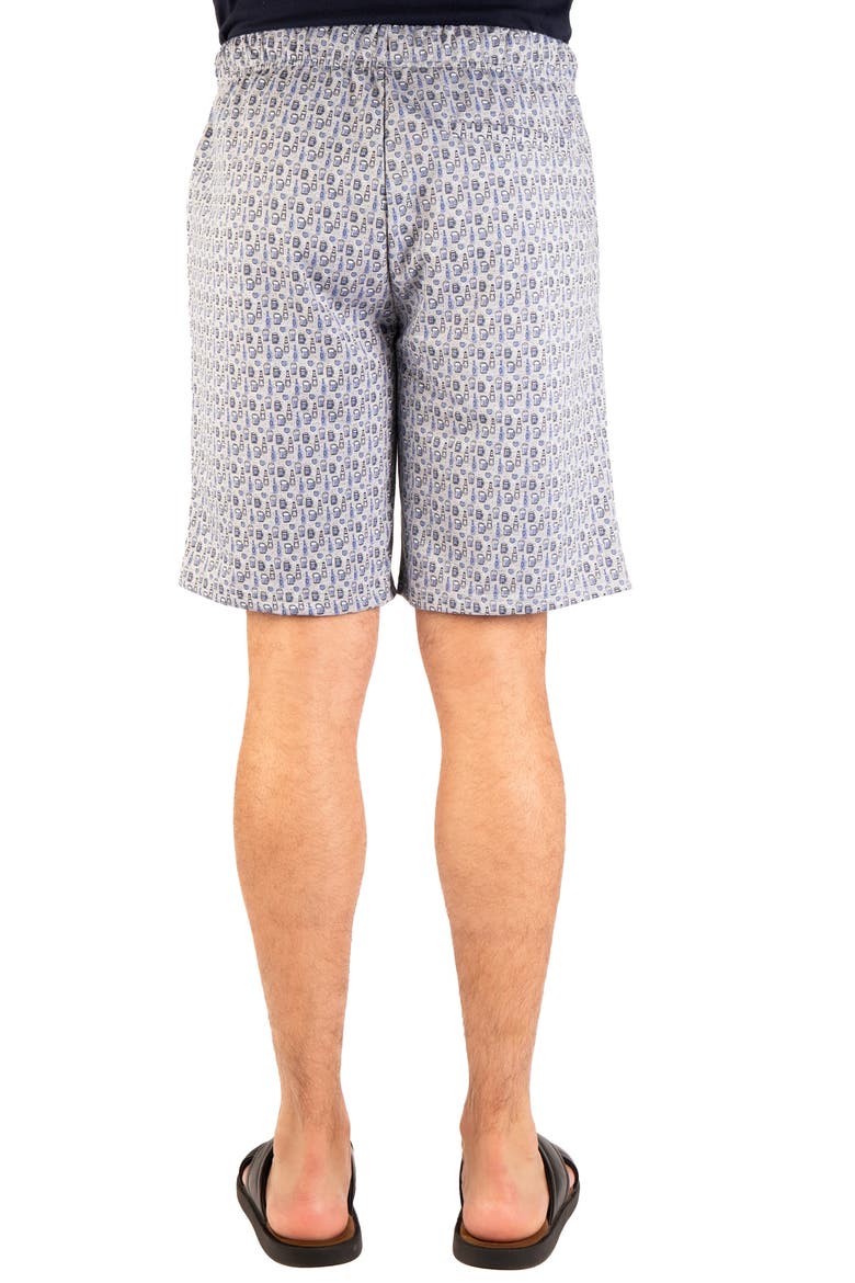 Bottoms Up Printed French Terry Shorts, Alternate, color, GREY HEATHER