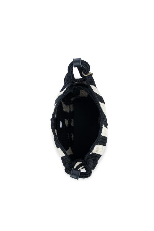 The Sak Los Feliz Crossbody Bag In Black Stripe