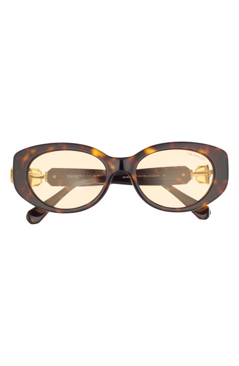 53mm Oval Sunglasses