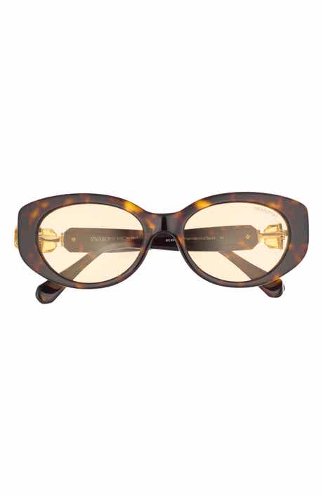 Swarovski 53mm Oval Sunglasses