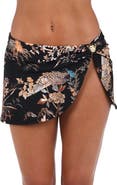 L'AGENCE Coco Jungle Cover-Up Miniskirt