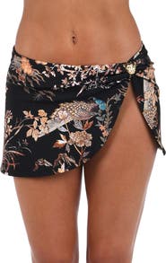 L'AGENCE Coco Jungle Cover-Up Miniskirt
