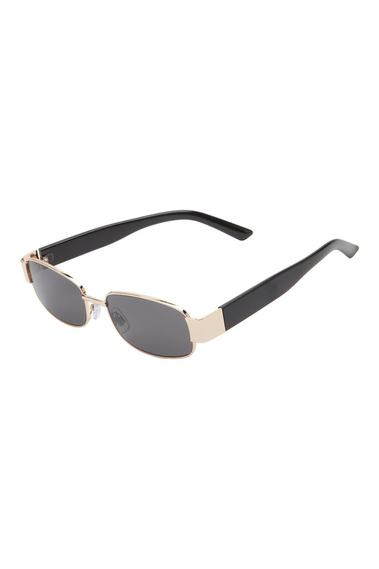 Square Sunglasses, Alternate, color, GOLD- BLACK