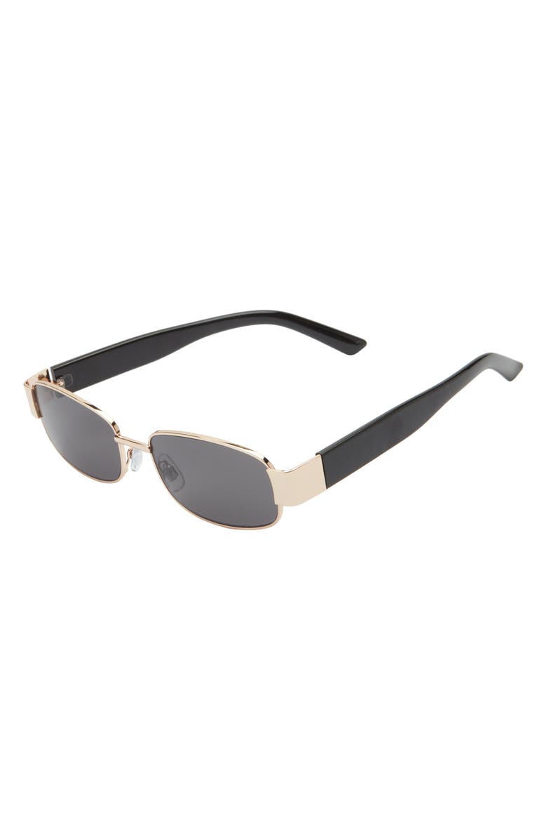 BP. Square Sunglasses, Alternate, color, Gold- Black