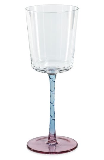 Zodax Sachi Set Of 4 White Wine Glasses In Multi