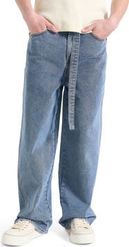 Manière De Voir Adam Wide Leg Belted Jeans