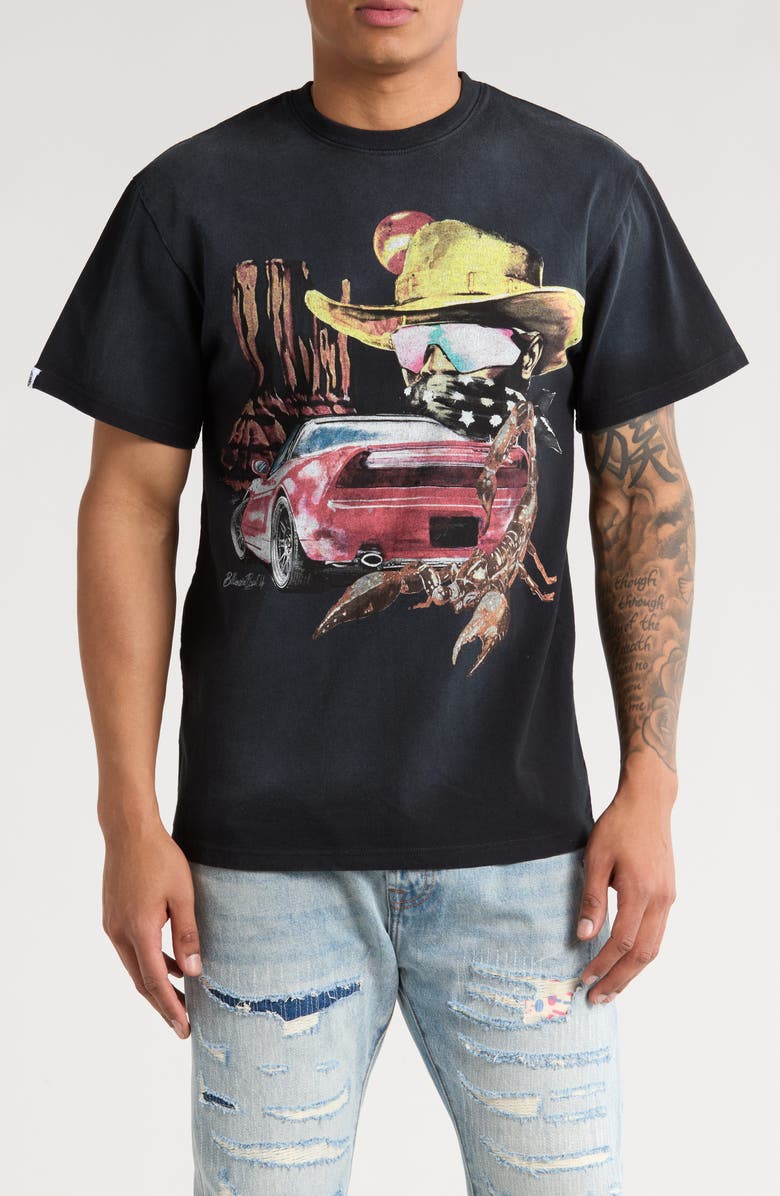 Billionaire Boys Club Wrangler Cotton Graphic T-Shirt, Main, color,