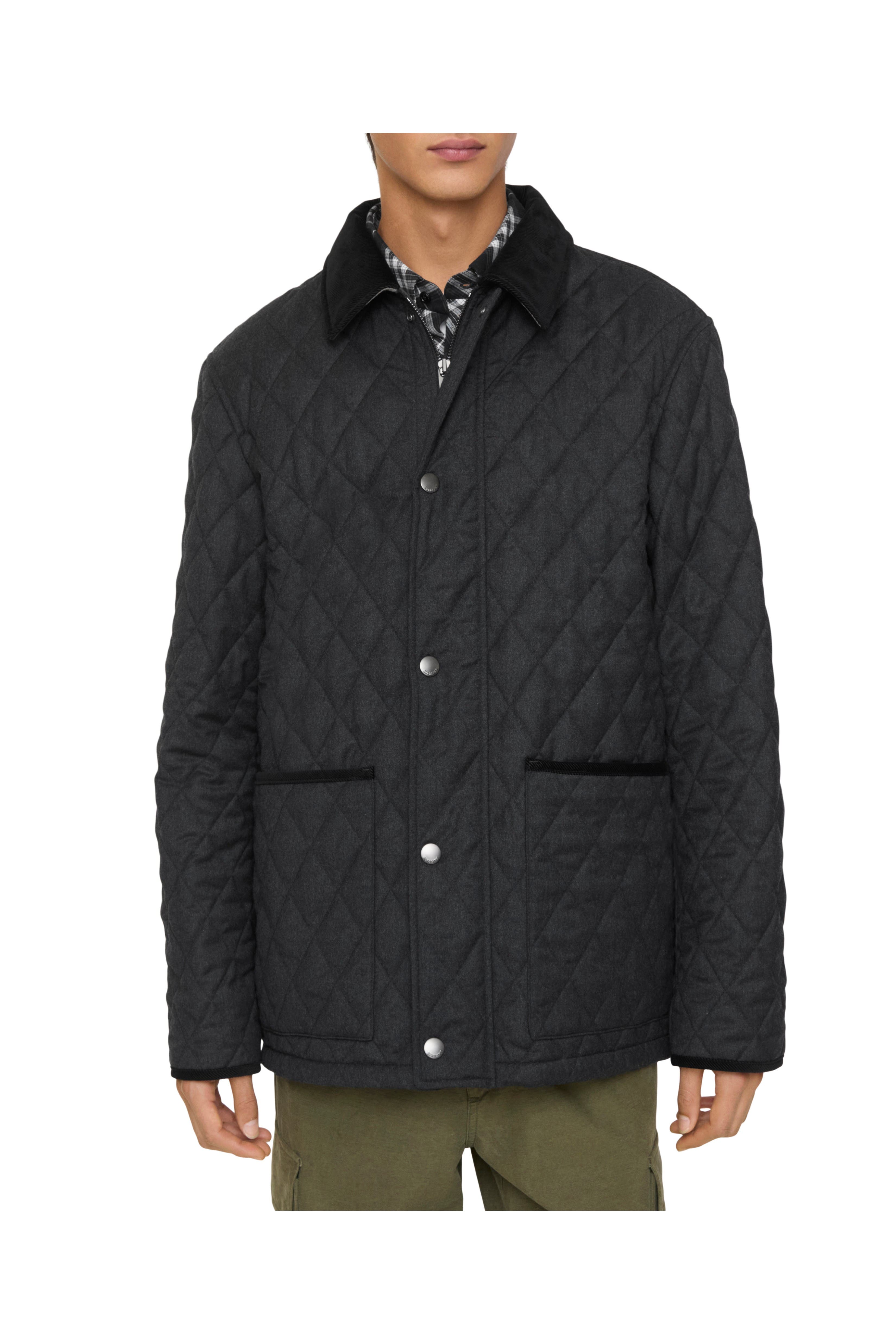 Burberry Micro Check-stitch Rakewood Bomber Jacket (Men) | Nordstrom