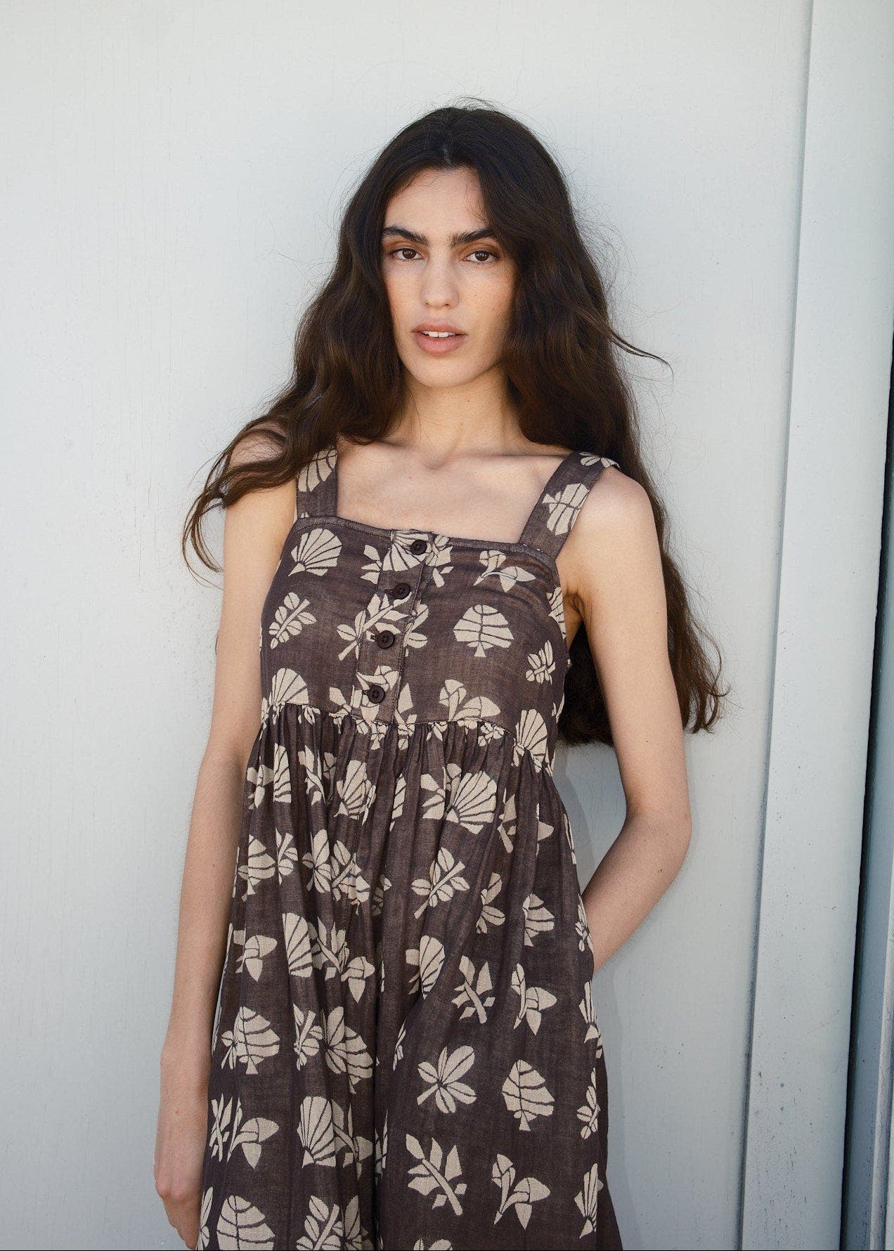Gabby Button-up Ankle Length Dress - image 2