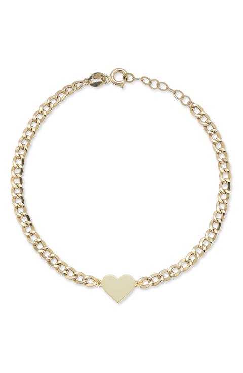 Heart Charm Bracelet