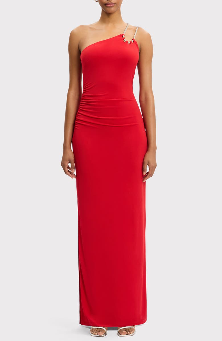 Herve Leger The Genevieve Gown, Main, color, Cardinal
