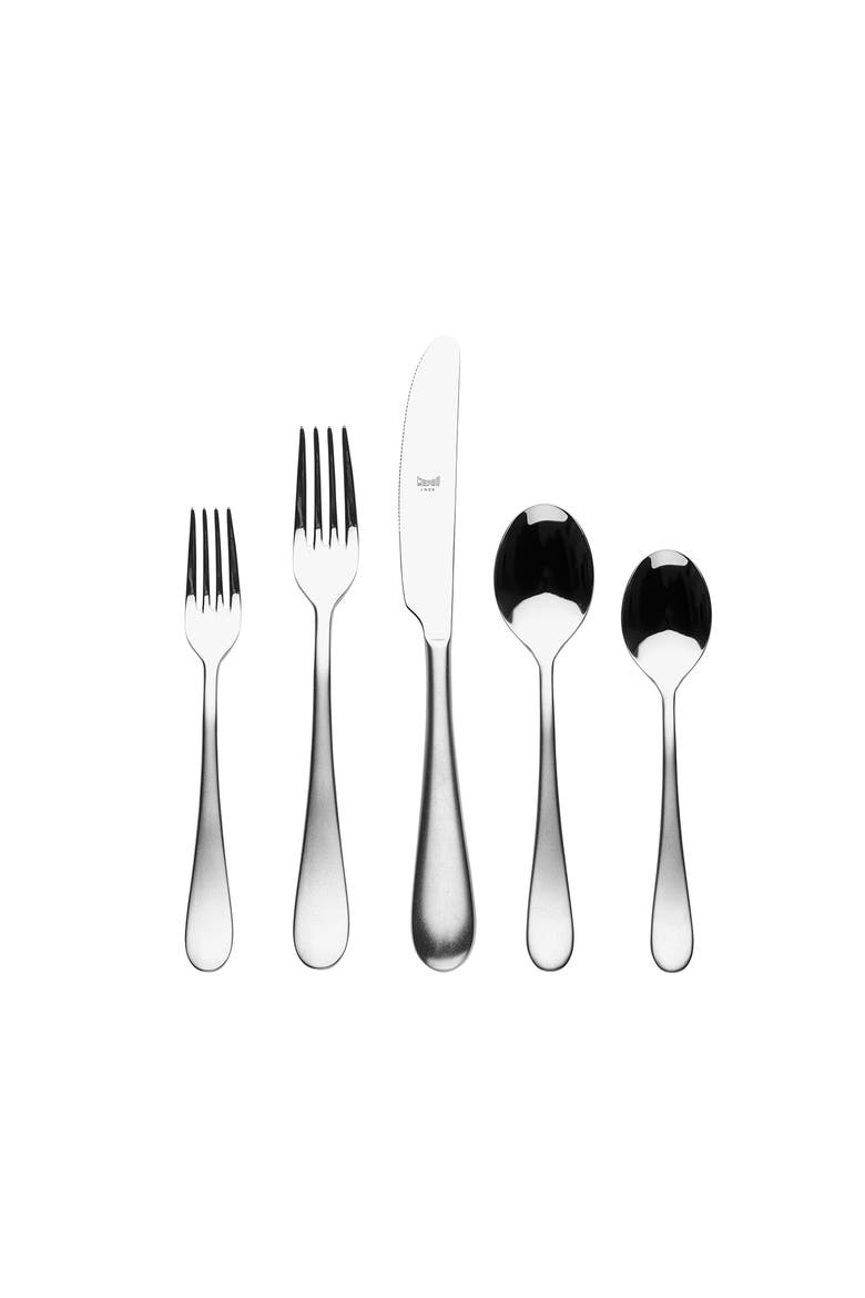 Natura Flatware Set - 5 Pieces, Main, color, Frozen