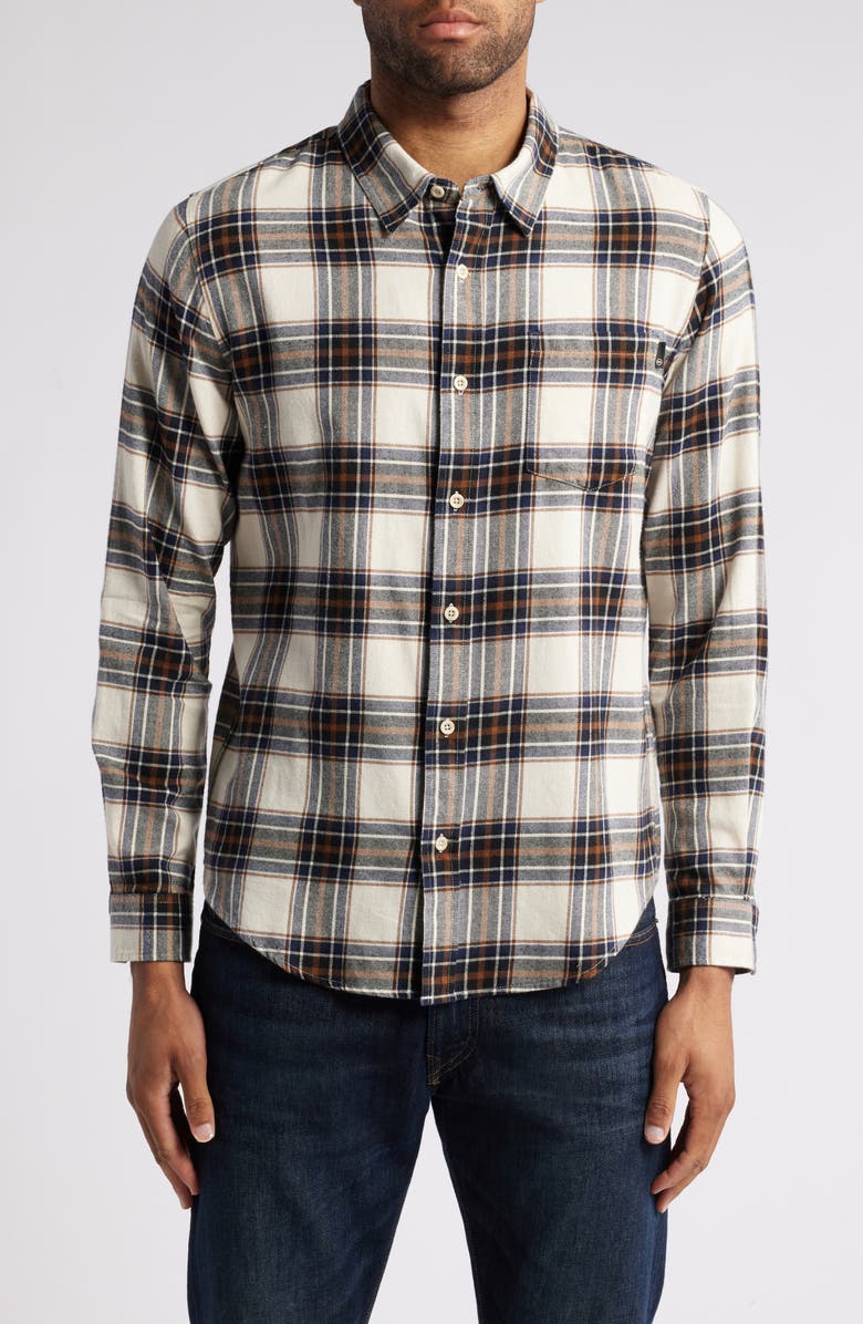 AG Aiden Plaid Flannel Button-Up Shirt, Main, color, 