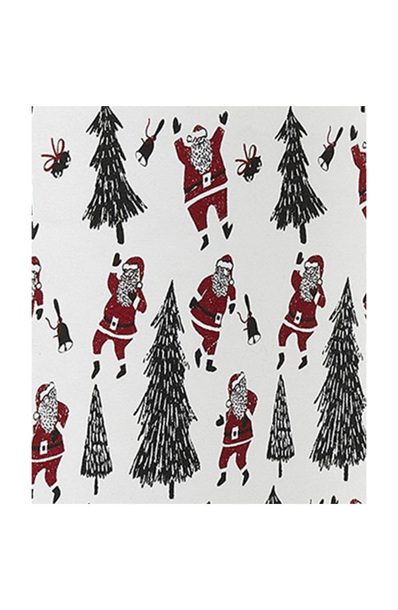 tag Oh What Fun Dancing Santa Table Runner Red Multi Cotton, Alternate, color, Red