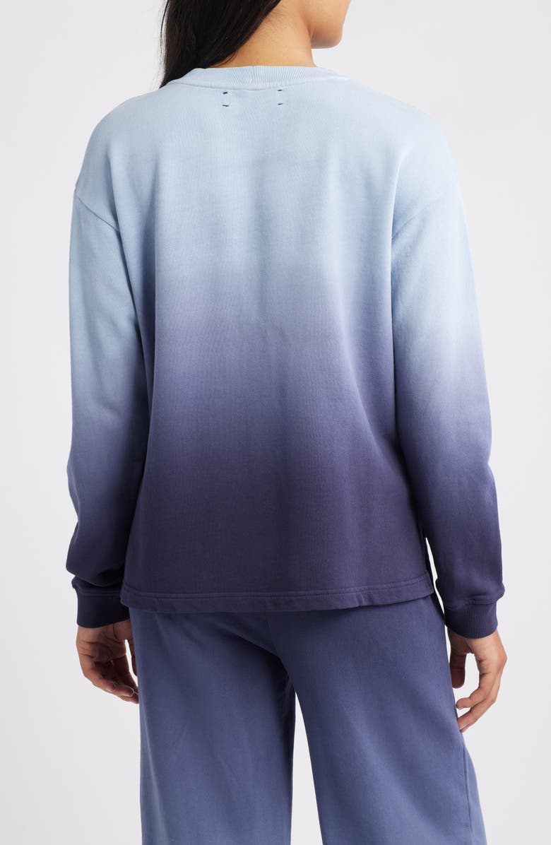 CITY BLUES Ombré Sweatshirt, Alternate, color, Navy