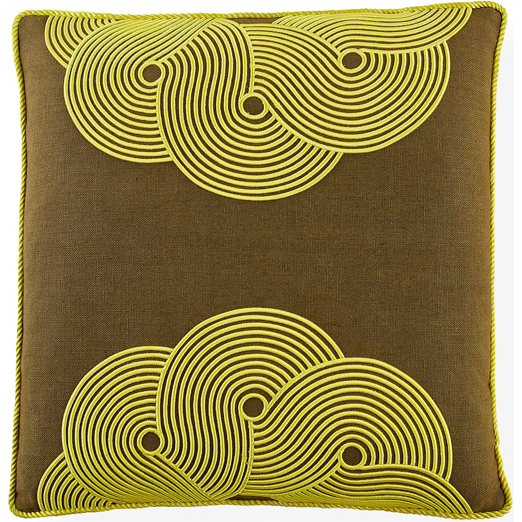 Jonathan Adler Pompidou Pillow In Brown