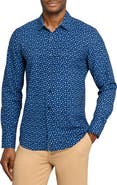 CONSTRUCT Falling Leaves Woven Long Sleeve Basic
