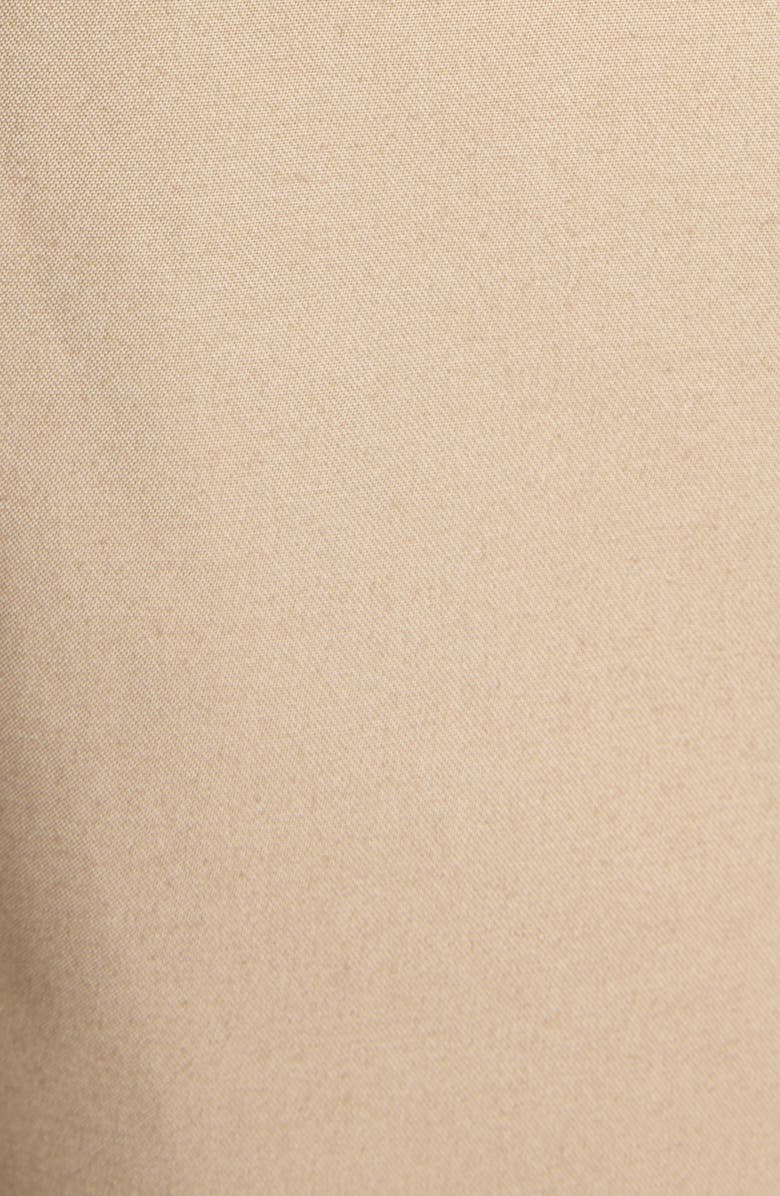 Moncler Carex Hooded Cotton Blend Poplin Jacket, Alternate, color, Beige