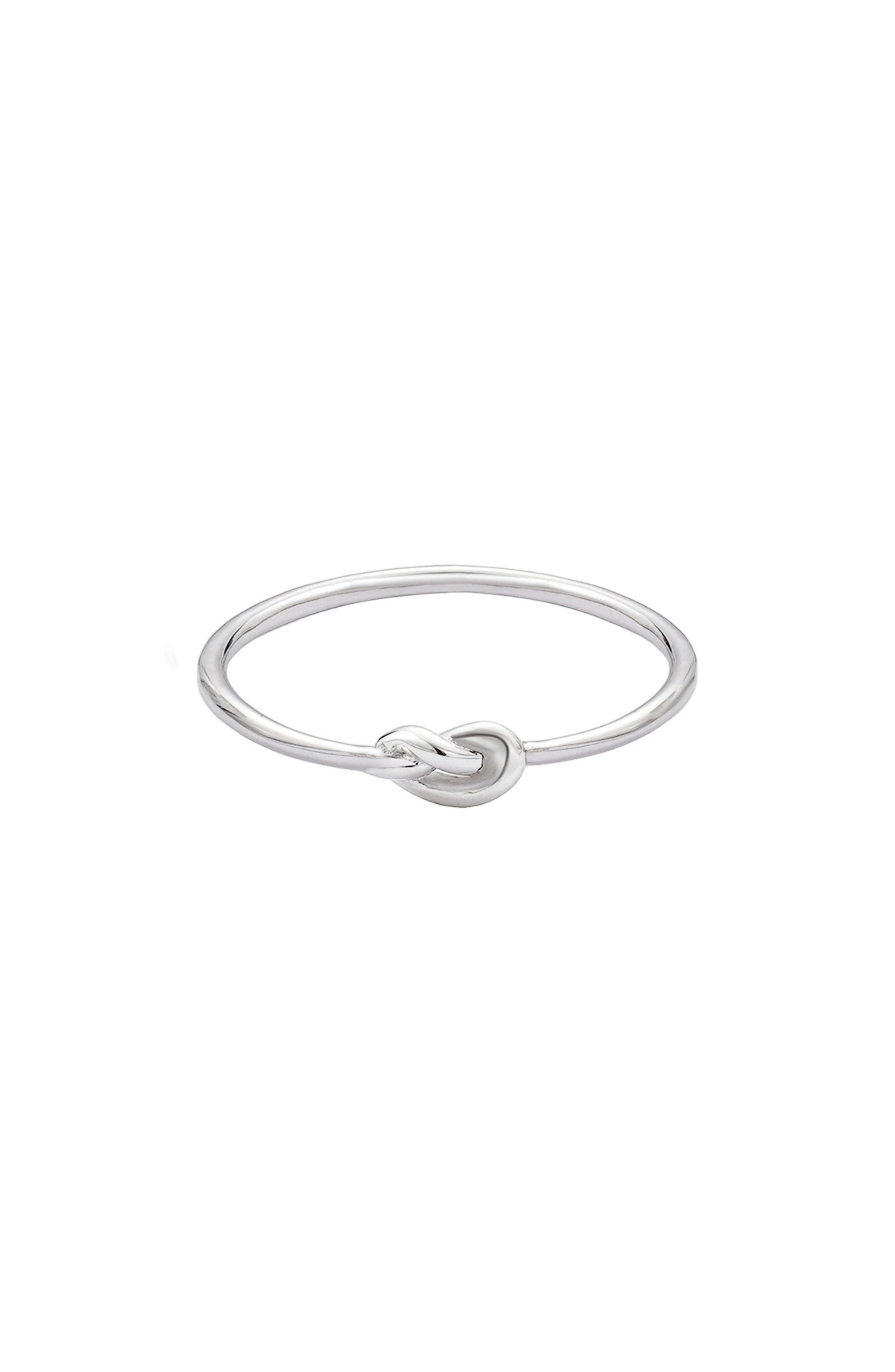 ADORNIA FINE 925 Sterling Silver Knot Ring