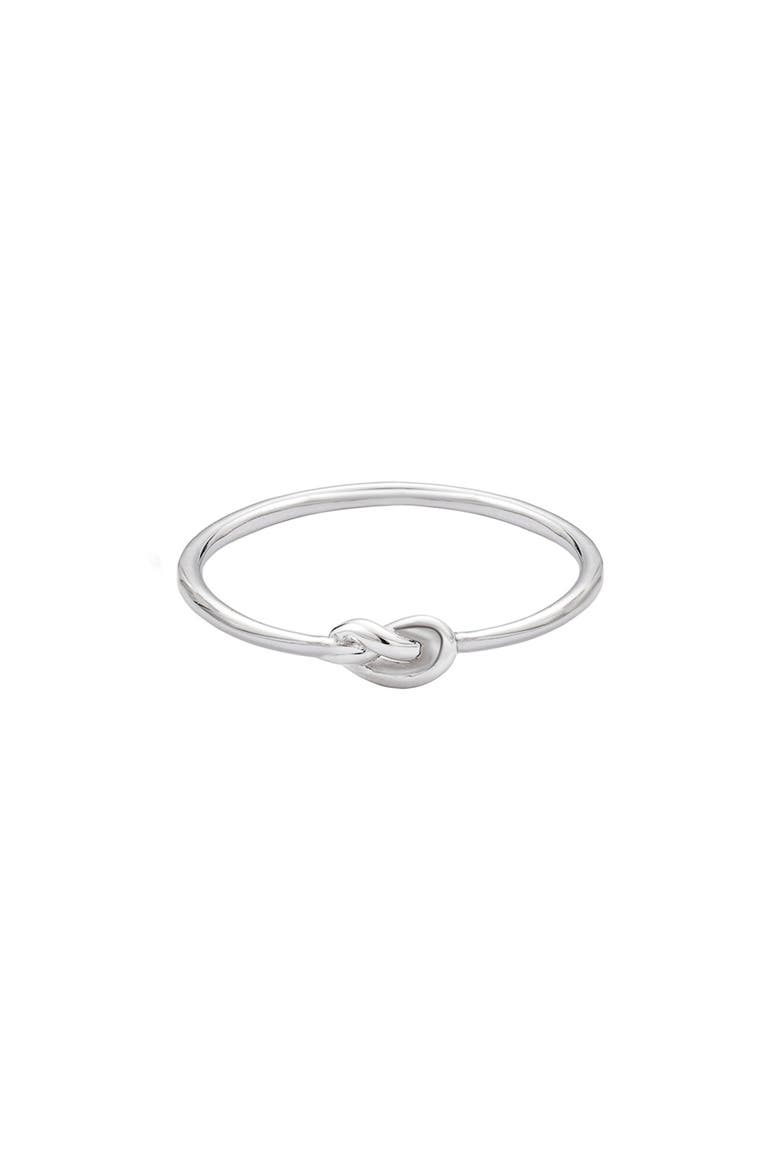 925 Sterling Silver Knot Ring, Main, color, SILVER