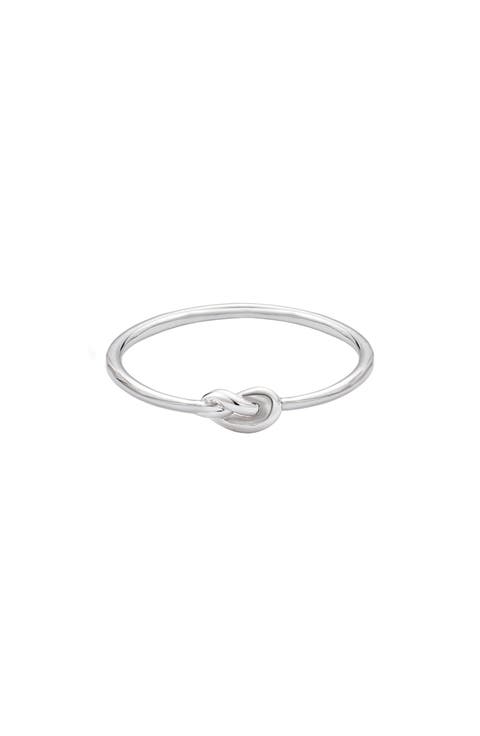 925 Sterling Silver Knot Ring