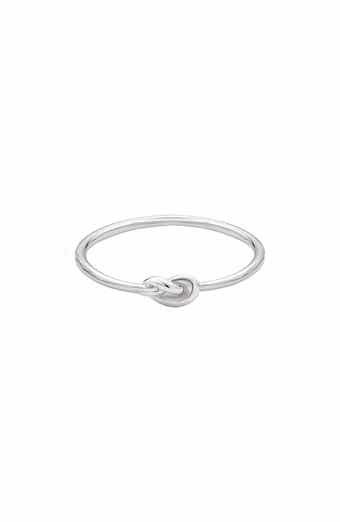 ADORNIA FINE 925 Sterling Silver Knot Ring