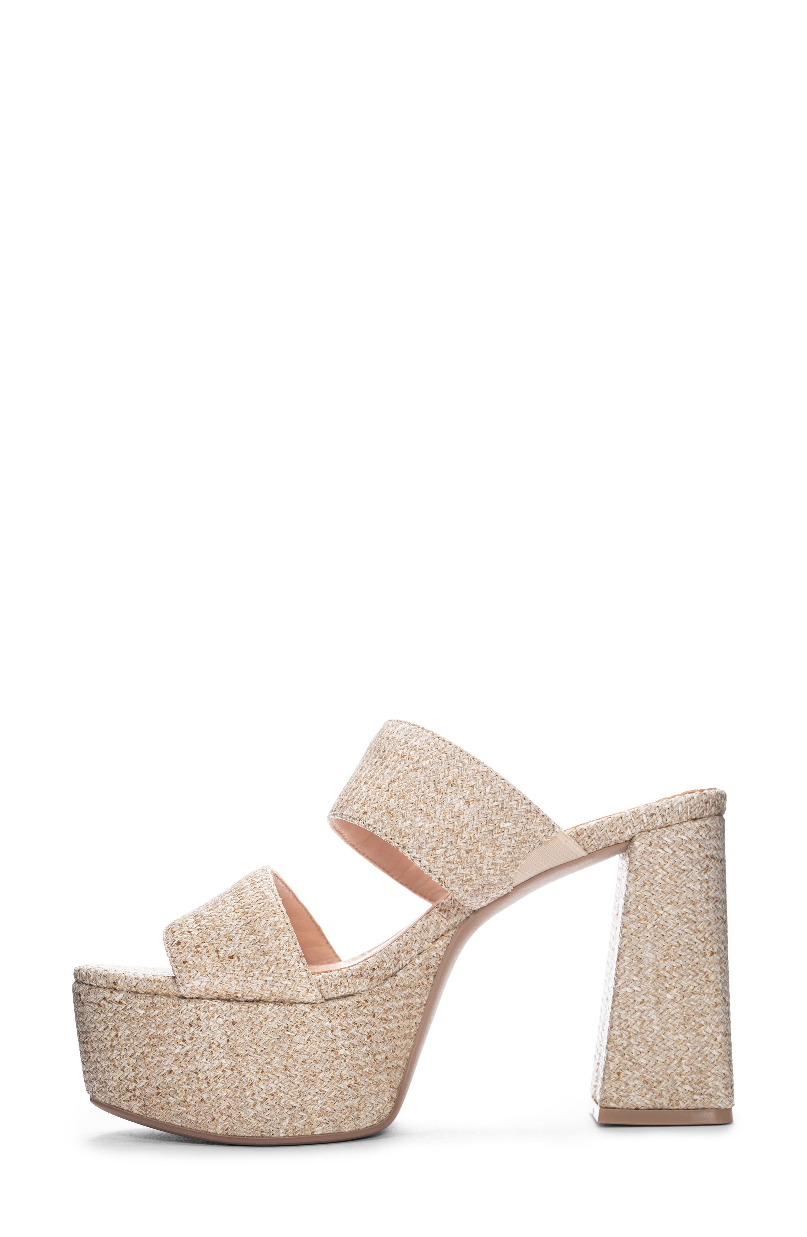 Chinese Laundry Nice Raffia Platform Sandal, Alternate, color, 