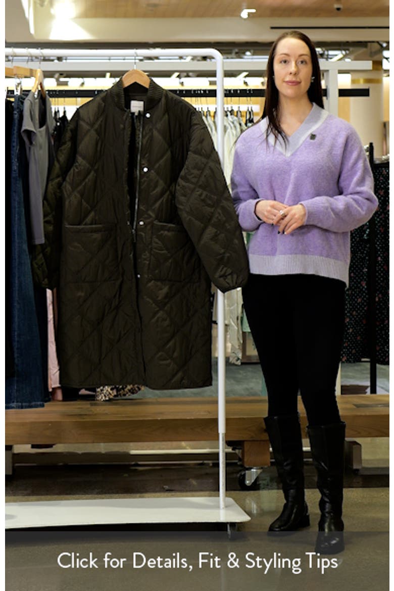 The Walk in the Park Cotton Blend Quilted Jacket video