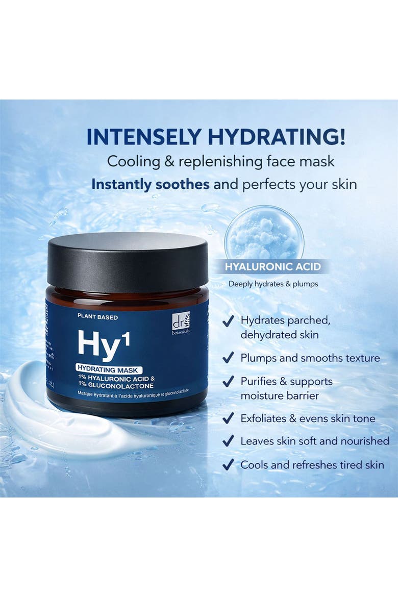 Hydrating Mask 1% Hyaluronic Acid & 1% Gluconolactone, Alternate, color, None