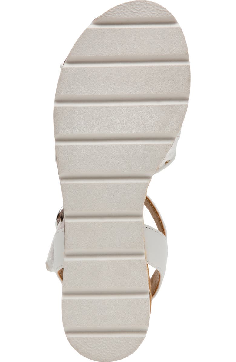 Dolce Vita Kids' Velomy Espadrille Ankle Strap Platform Wedge Sandal, Alternate, color, White