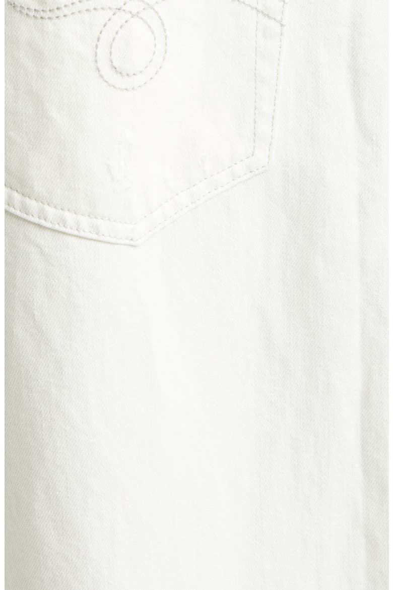 Nico Wrap Wide Leg Jeans, Alternate, color, WORN WHITE TWILL