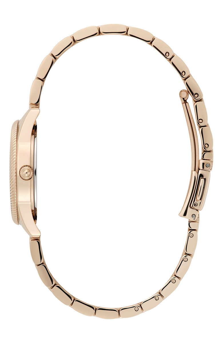 Olivia Burton Egerton Bracelet Watch, 28mm, Alternate, color, Pink/ Silver