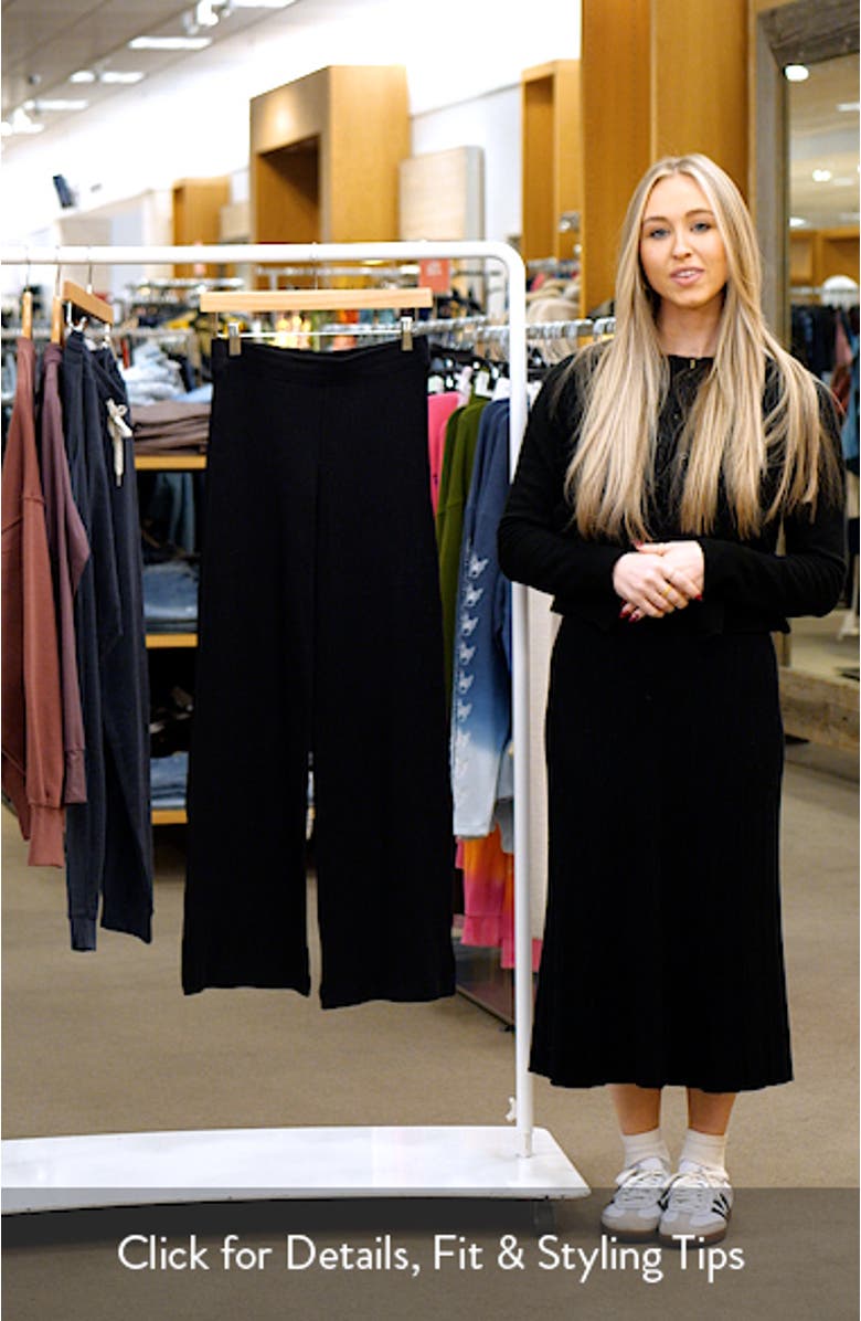 Thermal Wide Leg Pants, sales video thumbnail
