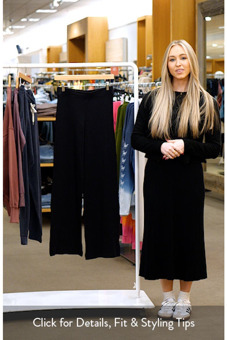 Thermal Wide Leg Pants video