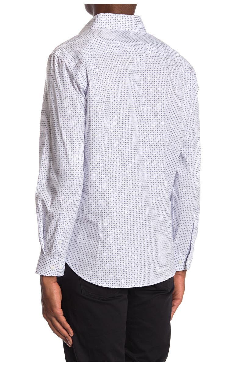 CONSTRUCT Diamond Print Slim Fit Dress Shirt, Alternate, color, 