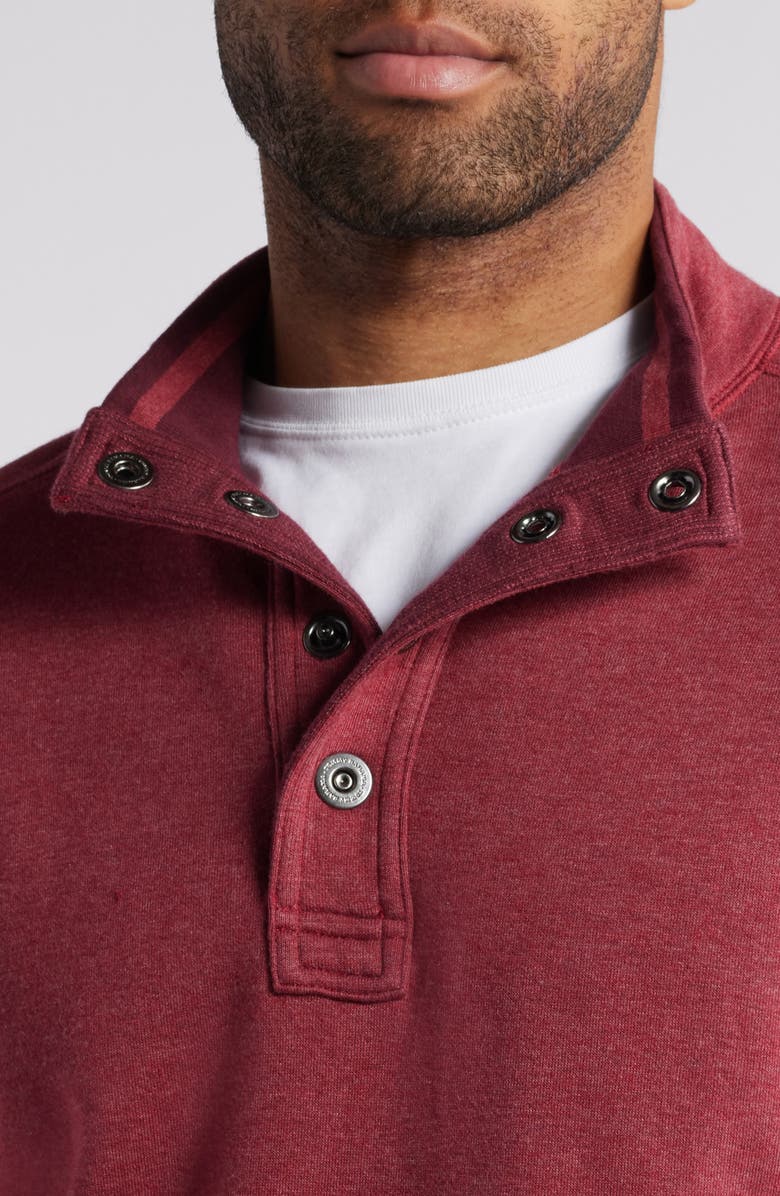 Tommy Bahama Flip Coast Reversible Snap Neck Henley Pullover, Alternate, color, Aged Clare