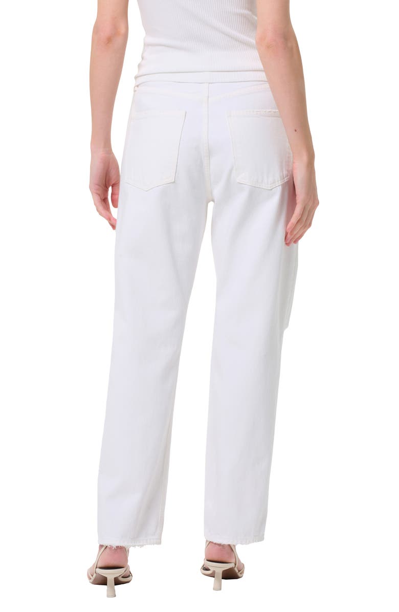 AGOLDE '90s Ripped Mid Rise Relaxed Straight Leg Jeans, Alternate, color, Cloudburst